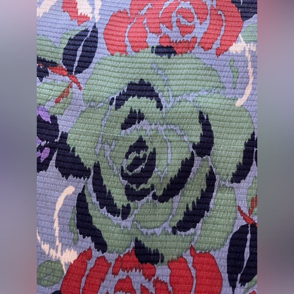 Echo floral silk scarf - Picture 12 of 12